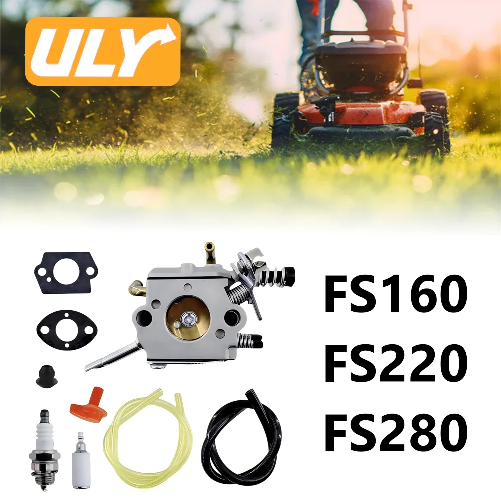 Brushcutter Carburetor For Stihl FS160 FS220 FS280 FS290 FR220 String Trimmer Replaces Zama C1S-S3D Walbro WT-223 OEM Kit