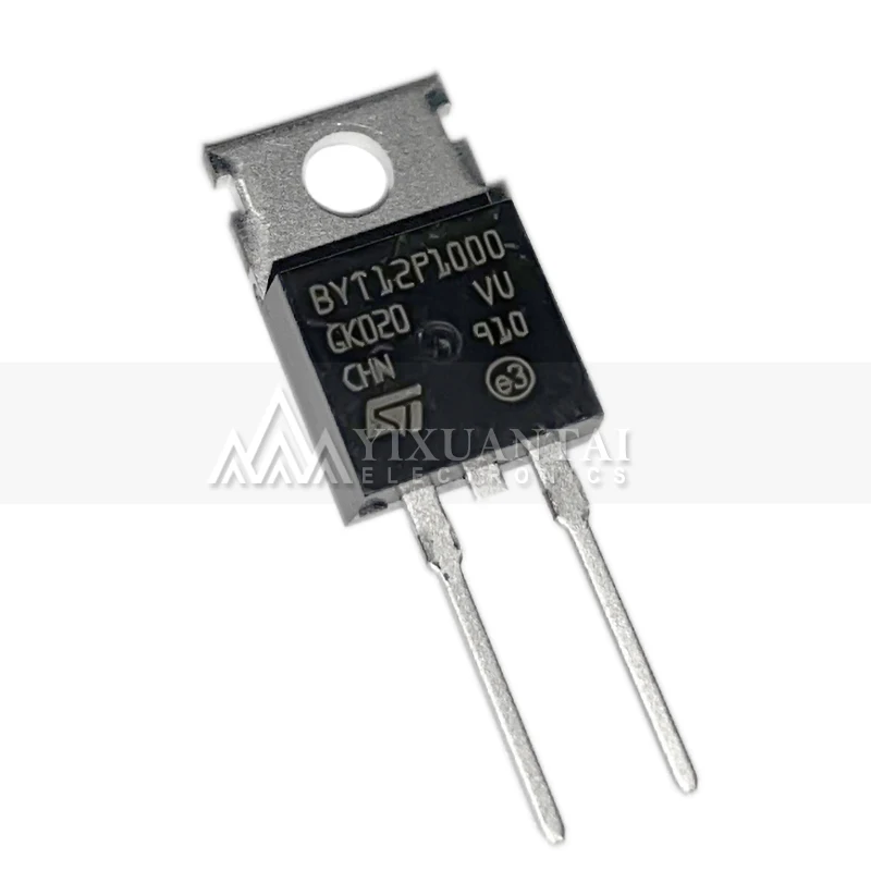 

10pcs/lot NEW origina BYT12P1000 BYT12P-1000 12A 1000V BYT12P 12P1000 TO220