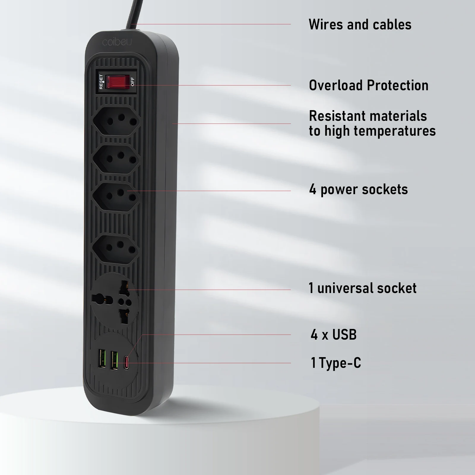 tomada usb,2m,tomada,filtro de linha,plug,extensão tomada,extensao de tomada elétrica,torre de tomadas retrátil padrão brasil