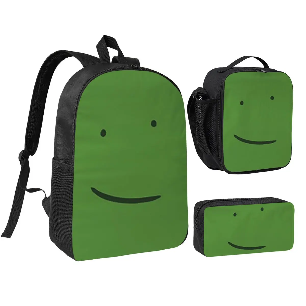 

Liam Plecak From Hfjone Smile Backpack Boys Girls BookBag School Bag Computer Shoulder Bags 3ps Insulated Lunch Bag Pencil Case