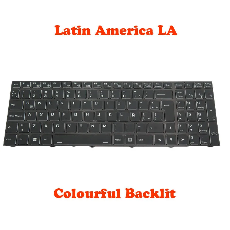 LED PER KEY Backlit Keyboard CVM19N2600J4302 6-80-X17S3-190-1 CVM19N2600J4303 6-80-NH5A3-190-1 CVM19N2600J4302 6-80-X17S3-190-1