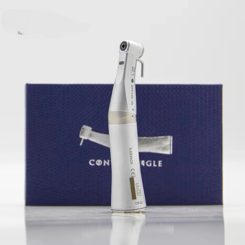 Original 20:1 Contra Angle Implant Low Speeed Handpiece E type Reduction LED Handpiece For  Surgical Implantation