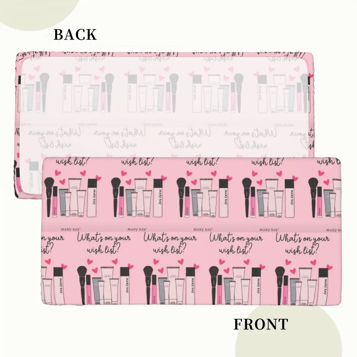 Mary Kay Custom Rectangular Tablecloth Waterproof Table Cover for Dining Events Table Cloth