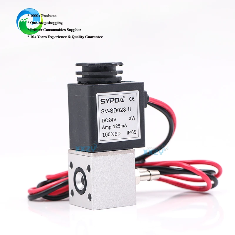 SYPDA SV-SD028-II 3-Way Solenoid Valve For Solvent Printer Digital Textile Printer Electromagnetic Valve