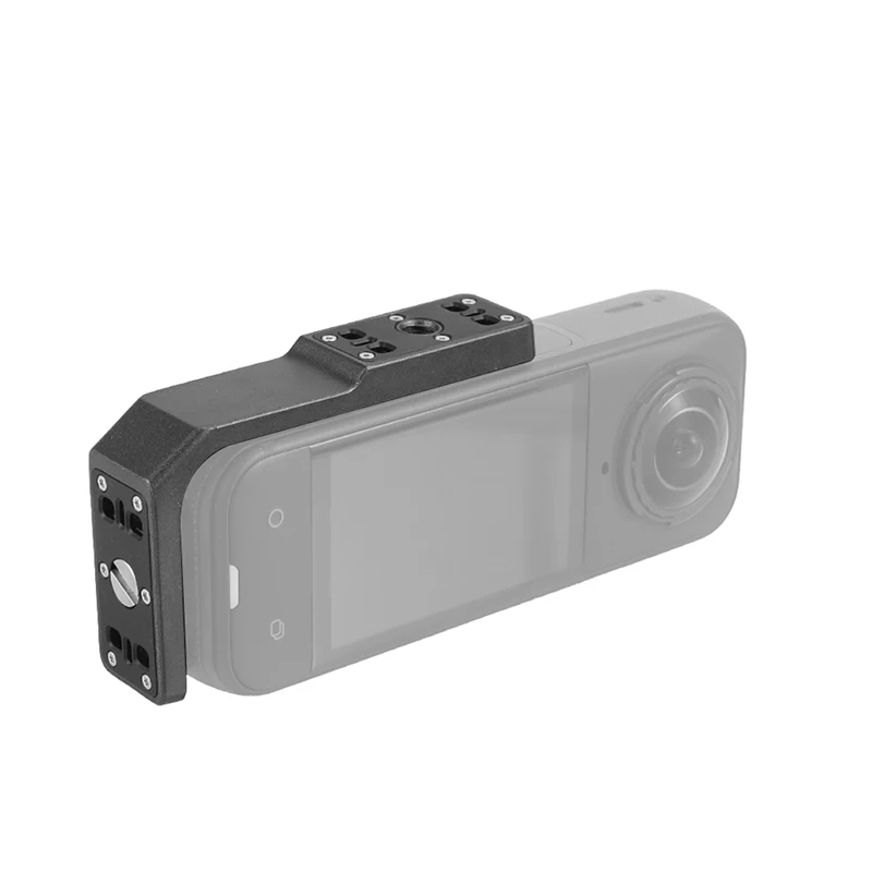 � Für Insta360 X5 X4 X3 Schnellwechsel-L-Platte mit 1/4-Zoll-Loch, Stativhalterung, Horizontal- und Vertikalhalterung mit 1/4-Zoll-Magnethalterung – Detail 1