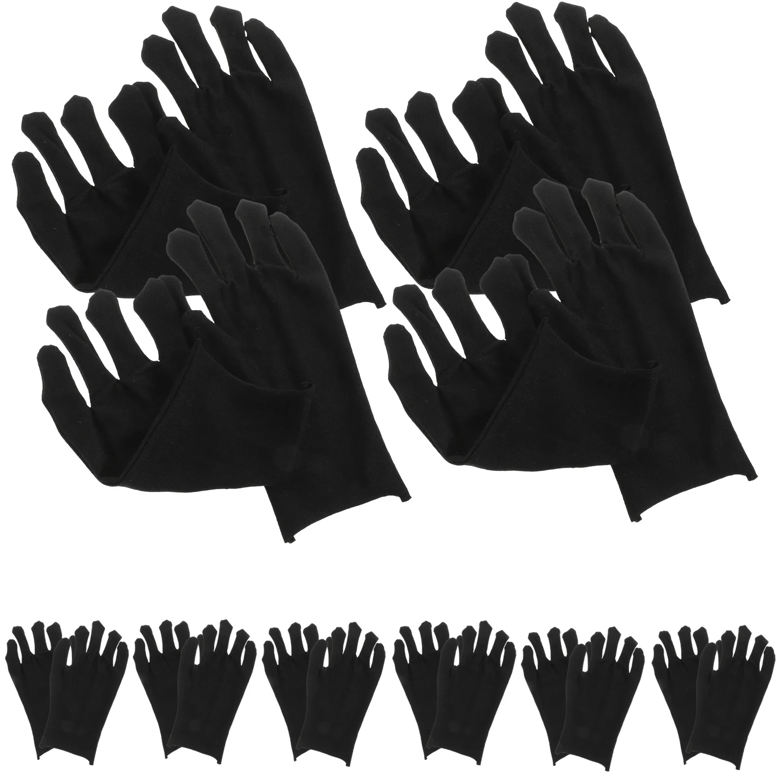 

12Pairs Heavy Duty Cotton Work Gloves Comfortable Lightweight Cut Resistant Protective Hand Gloves for Men Women Gardeners