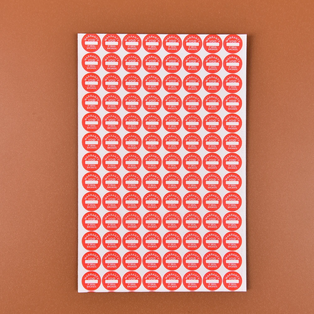 2sheets (total 208Pcs) Universal Guaranteed VOID Sticker Strong Adhesive Warranty Fragile Seal Label Sticker 10x10mm