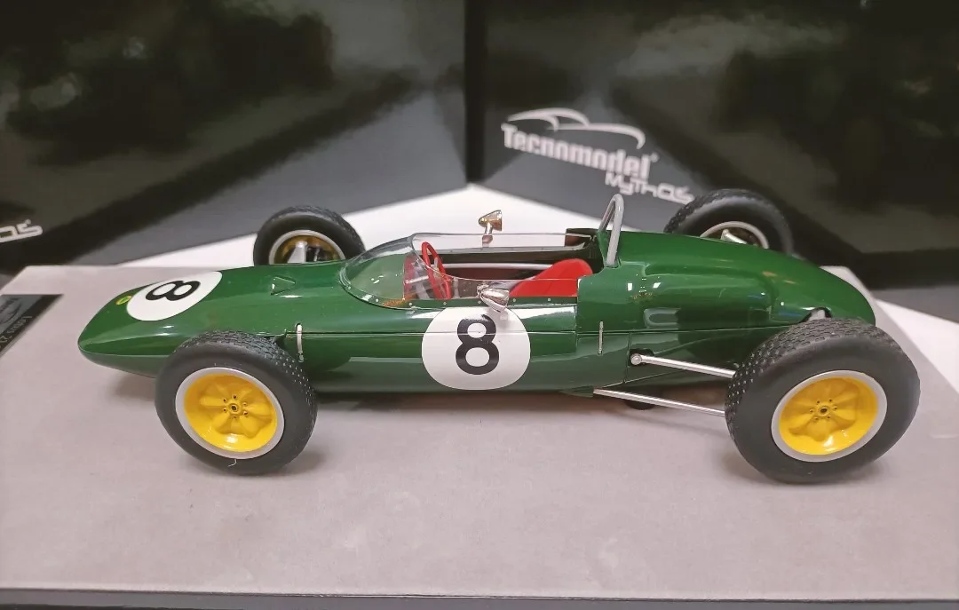 Tecnomodel 1:18 F1 Lotus 21 #8 French GP 1961 Simulation Limited Edition Resin Metal Static Car Model Gift view 2