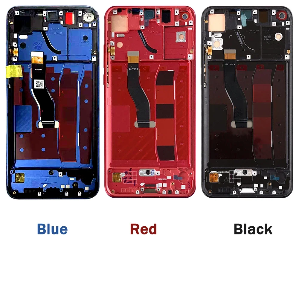 6.4 inch For Huawei Honor View 20 PCT-AL10 PCT-TL10 PCT-L29 LCD Display Touch Screen Digitizer For Honor V20 Display Frame