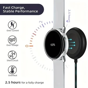 Magnetische Uhr Wireless Ladegerät USB -Kabel Kabel Fastlader DOCA für Samsung Galaxy Watch 8/7/6/5pro/5/4 Active 2 10 Hauptverkaufsmagnetladekabel - №2