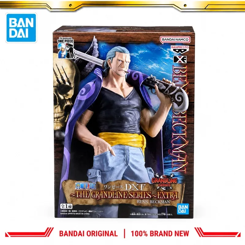 En Stock, Figura de Acción Original Bandai Banpresto de One Piece, Benn Beckman, Nueva en Caja, Personajes de Anime, Modelo de Juguete