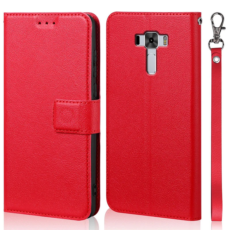 Case for Asus Zenfone 3 Laser ZC551KL case Flip PU Leather Phone Card Holder Stand Case Telefon Protector Wallet Coque Bag