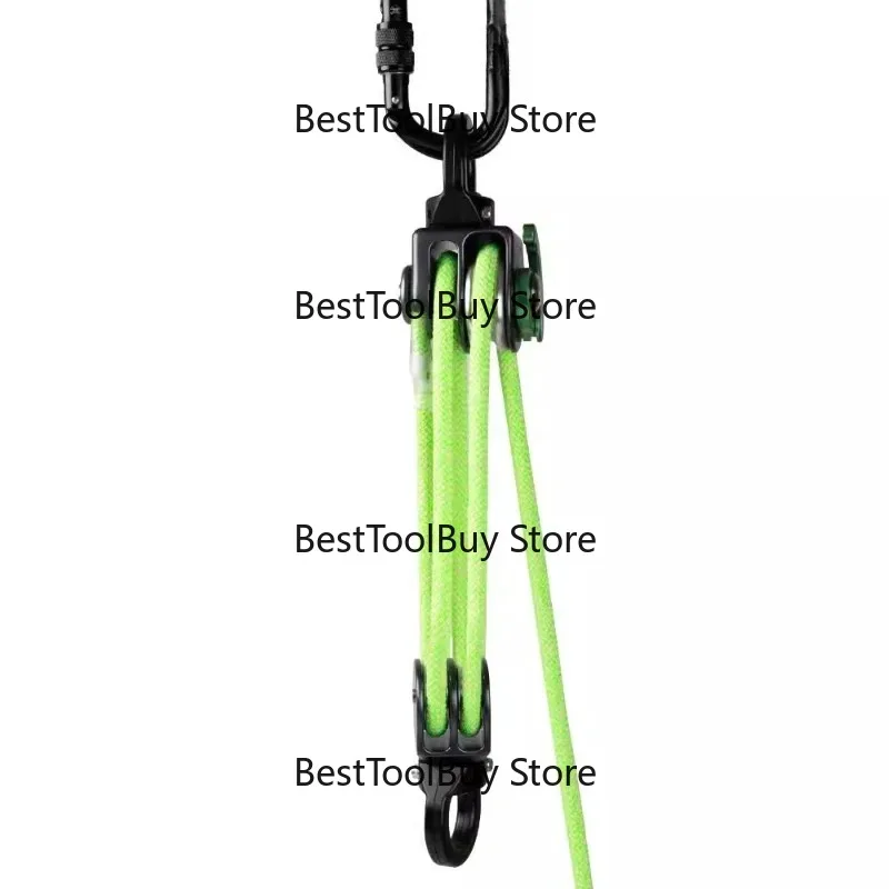 

Pulley air conditioner installation, lifting heavy objects 4 times, lifting self-locking high-altitude artifact