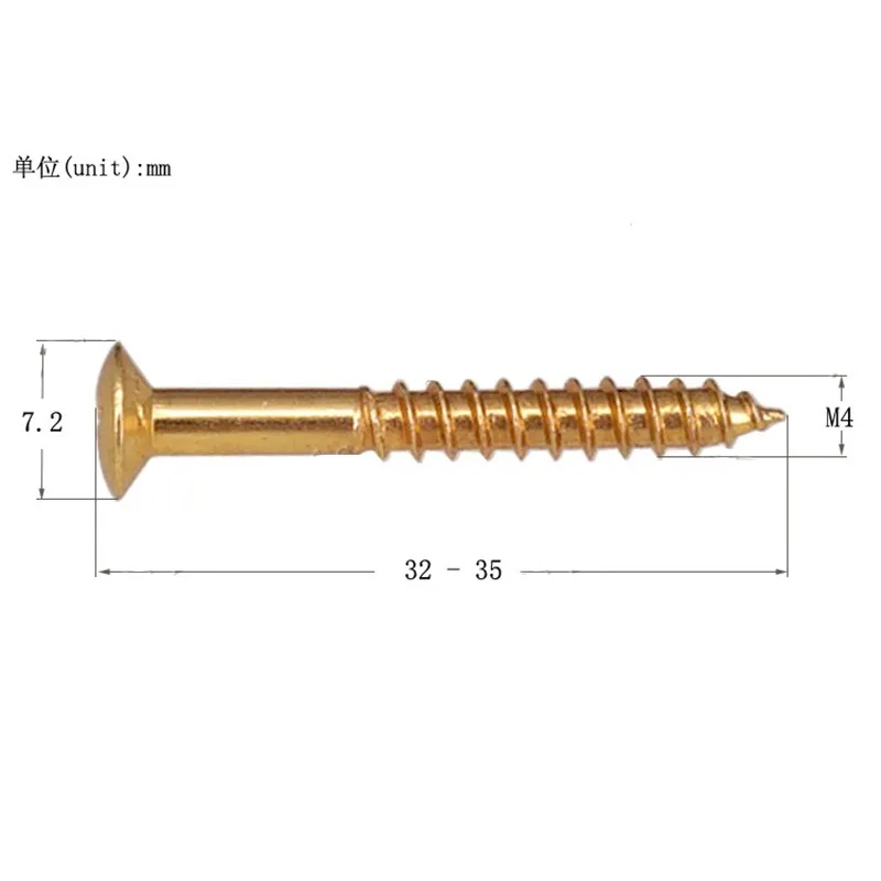 Ein Satz E-Gitarre Tremolo Brücke Body Mount Klauenfedern Befestigungsschrauben Zubehör Teile – Detail 22