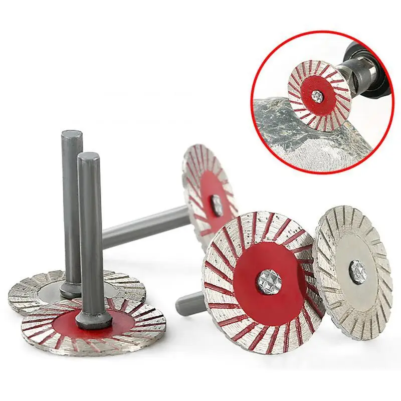 

10pcs/Set 40mm Cutting Engraving Blade Diamond Cutting Wheel Discs with 6mm Shank Carving Concrete Granite Sandstone Saw Blades