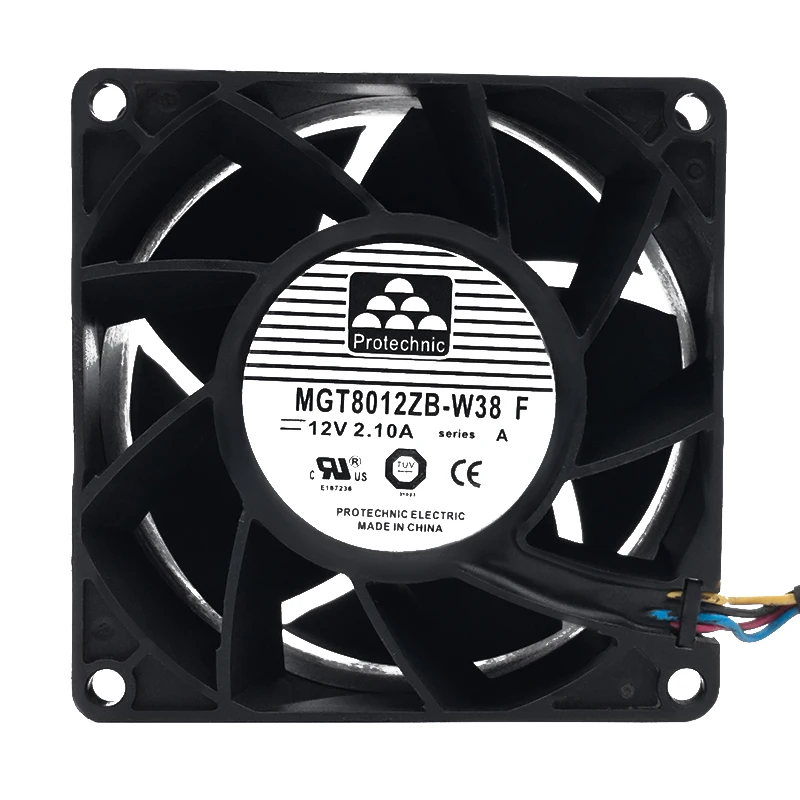 

NEW ORIGINAL MGT8012ZB-W38 12V 2.10A IP55 8038 80*80*38mm 8cm COOLING FAN