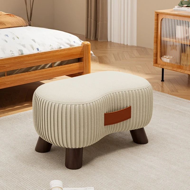 

entrance Shoe change stool household living room small sofa stool soft bag modern Home taburete maquillaje Interior furniture