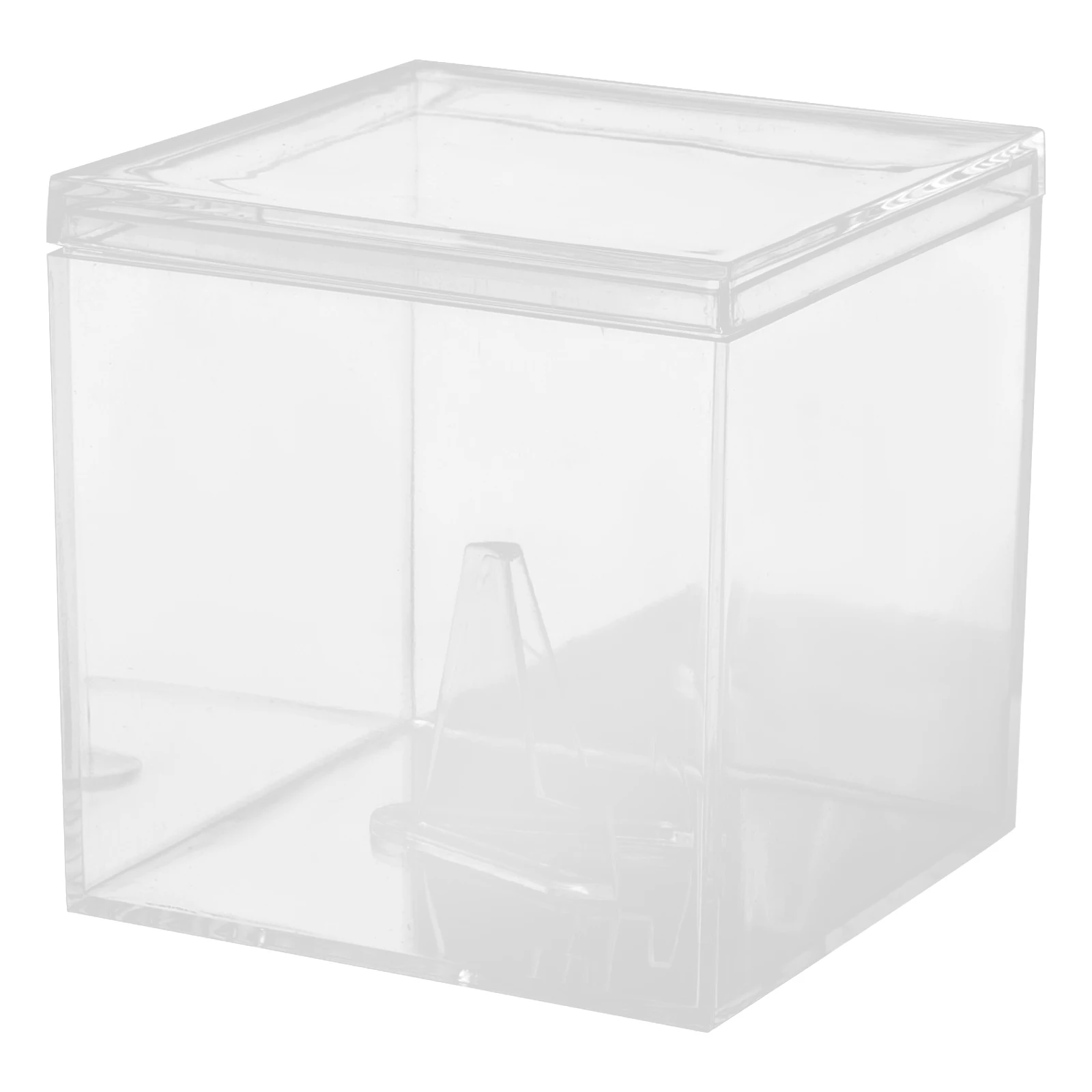 Acrylic Display for Rings Ring Display Case Baseball Holder Showcase Cabinet Clear Jewelry Container Storage Organizer