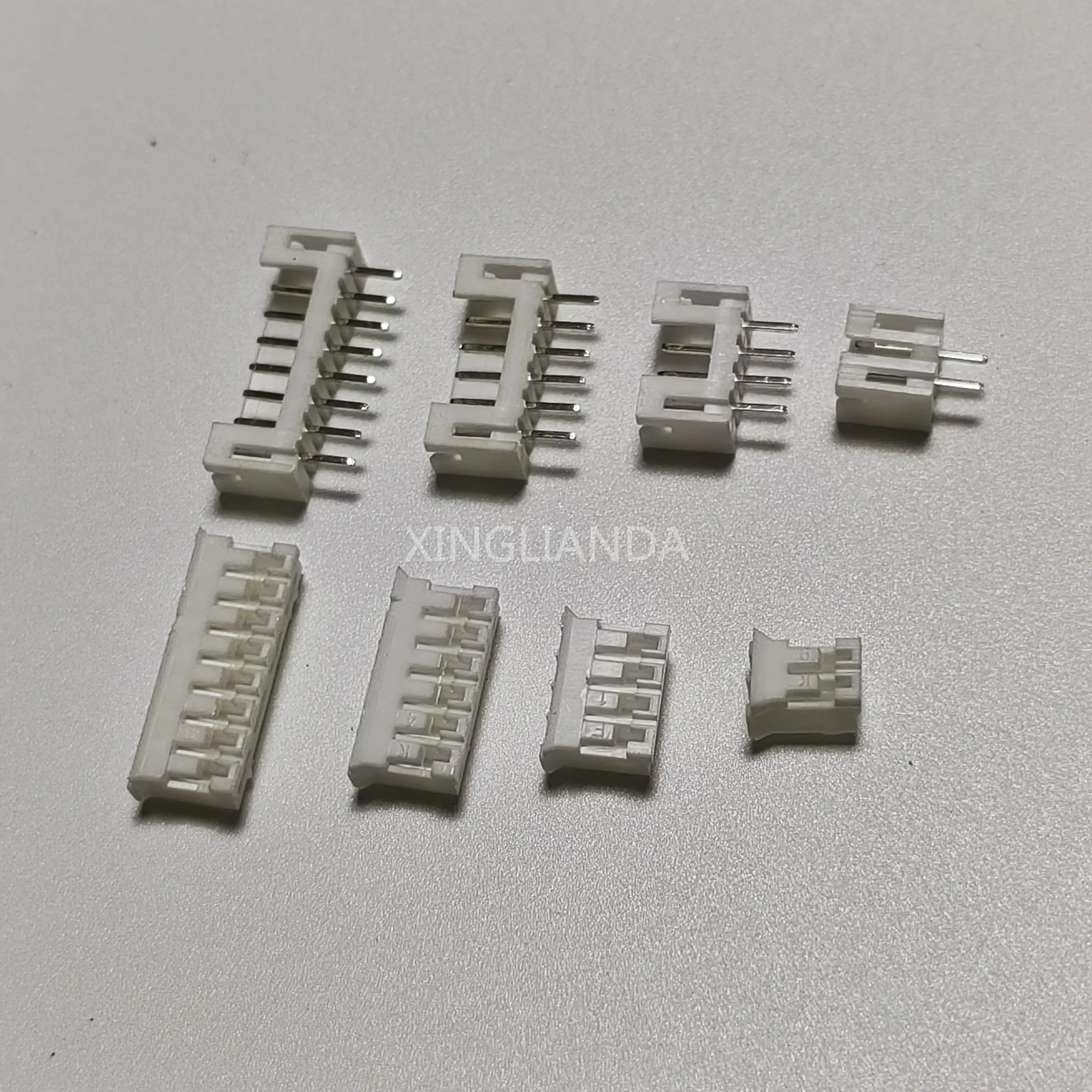 50 Sets/Lot PH2.0 Connector 2.0mm Pitch 2/3/4/5/6/7/8P Housing Straight Needle Pin Header Terminal Connector