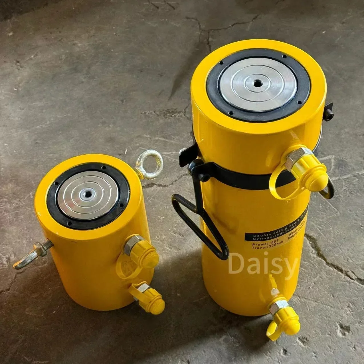 Double Acting Hydraulic Jacking System Suppliers 220V Single Phase 2.2KW Hydraulic Power Pack 20T Hydraulic Cylinder with Pump