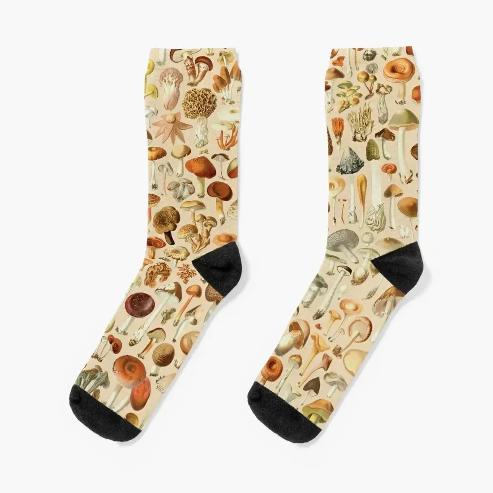 

Vintage Mushroom Designs Collection Socks retro Crossfit floral Designer Man Socks Women's