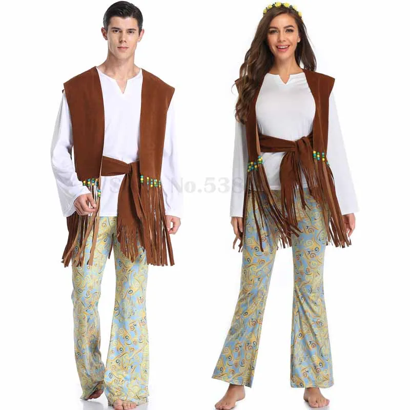 

Medieval Retro Disco Costume Men's Hip Hop Fancy Dress Halloween Party Role Play Clothes Women's Casual Stage Performance Outfit