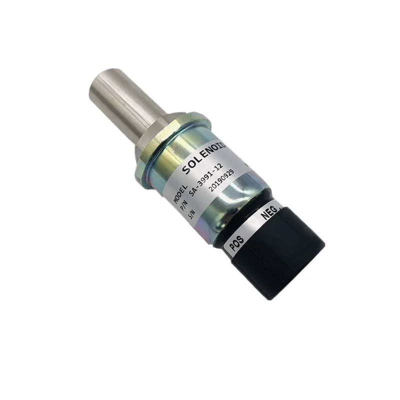 MUGURO excavator accessories flameout solenoid valve copper alloy direct acting threaded valve flameout switch 12V SA-399