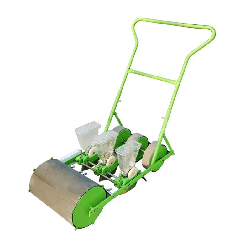 High Precise Agricultural Machine 6 Rows Manual Hand Push Vegetable Seeder Planting Machine