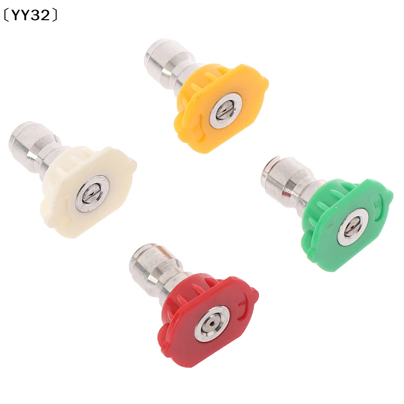 Stainless Steel Quick Connect High Pressure Spray Tip 0 15 25 40 Degree Nozzle〔YY32〕