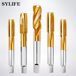 M2 M2.5 M3 M3.5 M4 M5 M6 M8 M10 M12 M14 M16 Titanium Coated Hand Faucet Hss Metric Straight Flute Threaded Tap