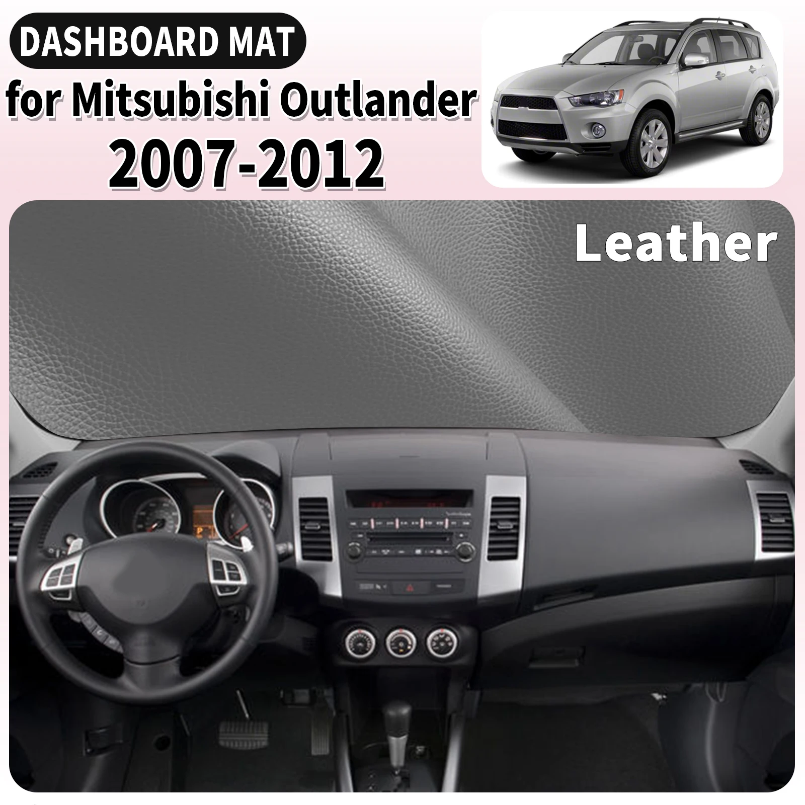 

fit for Mitsubishi Outlander 2007 2008-2012 Car Dashmat Dashboard Cover Pad Accessories DashMat Sunshade Protective Carpet
