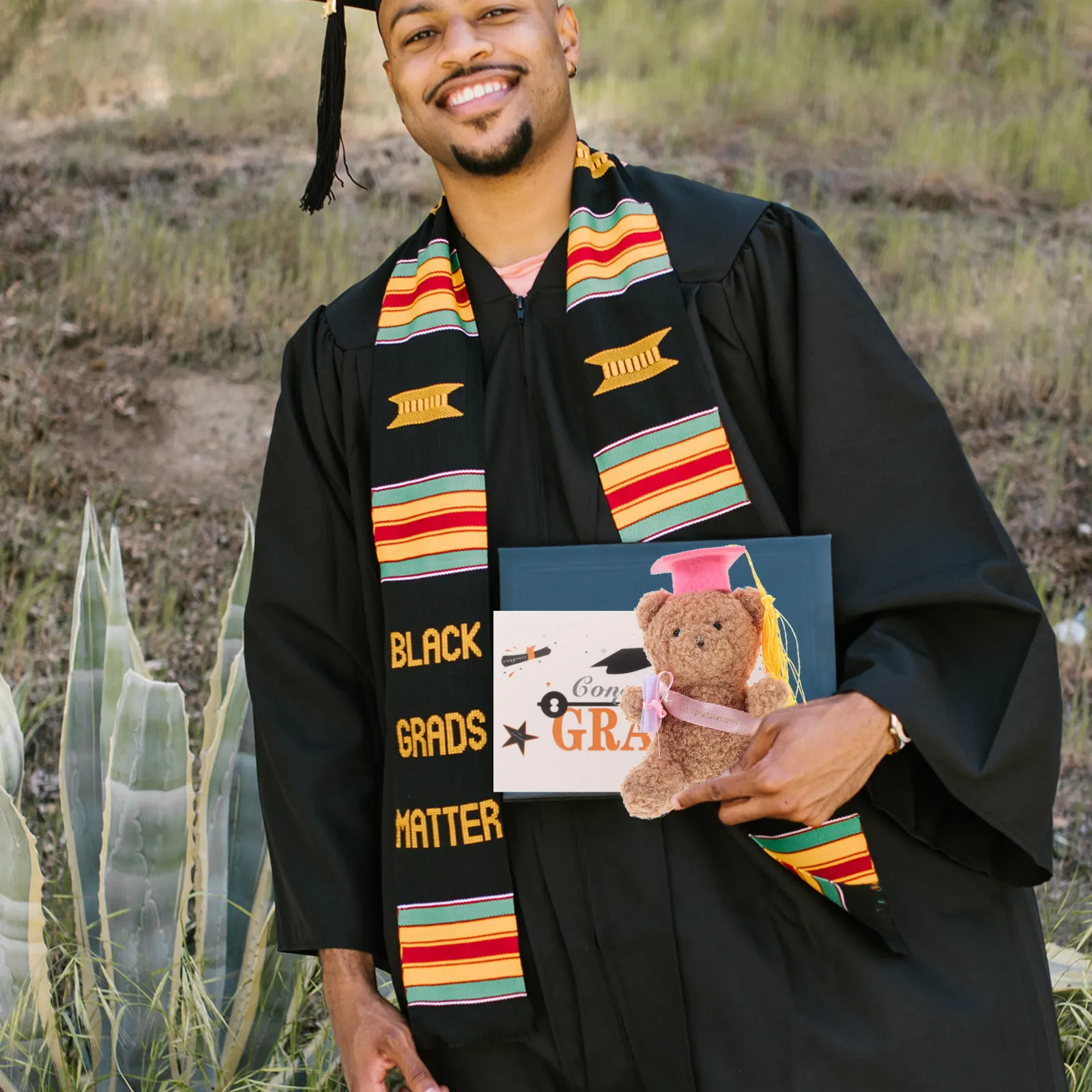 Graduation Gown Bears Mini Stuffed Animals For Graduation Cap Wearing Cute Academic Symbol Soft Comfortable Display
