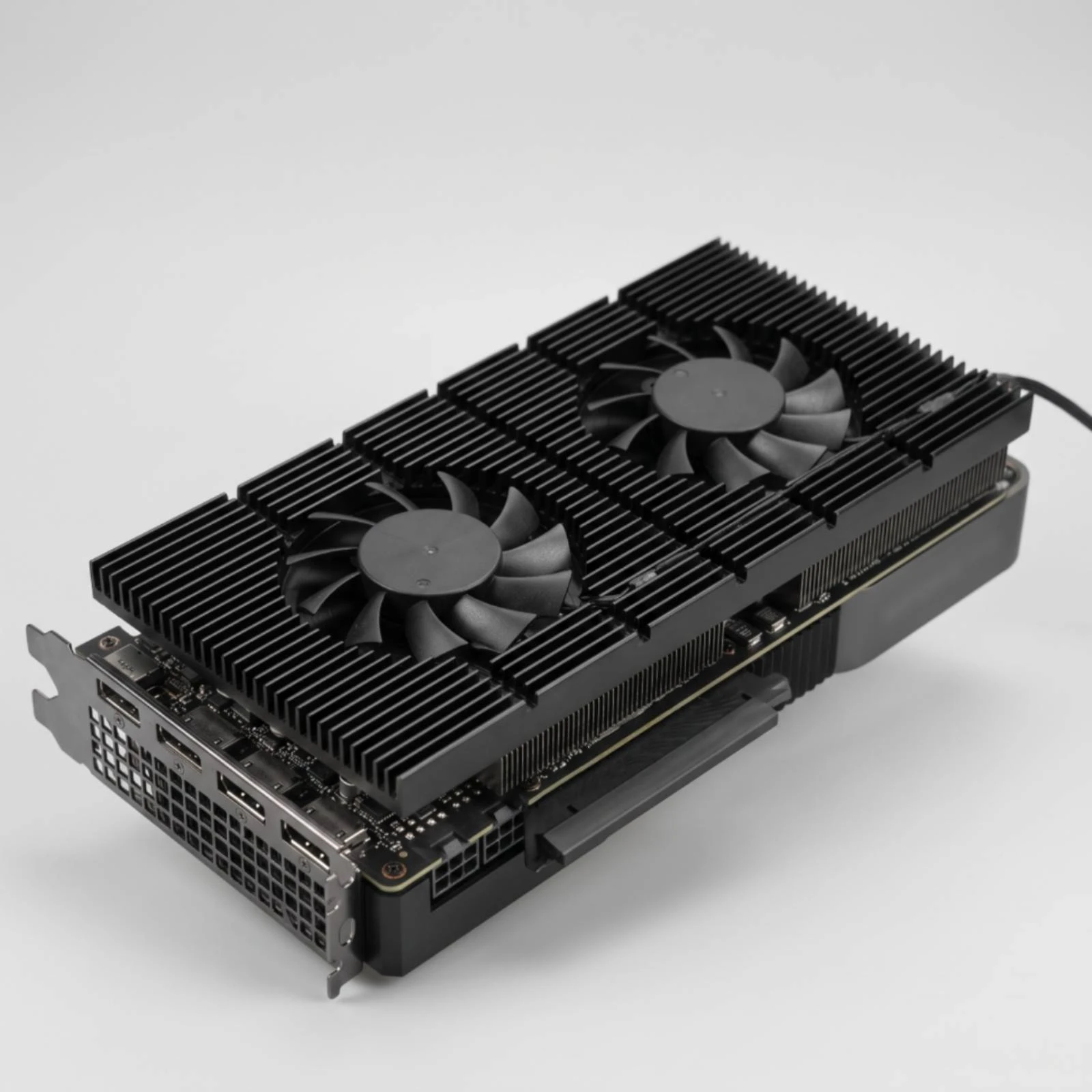 GPU Backplate Cooler with Fan Aluminum Alloy Graphics Card Backplate Cooler Graphics Card Rear Heatsink Fast Heat Dissipation