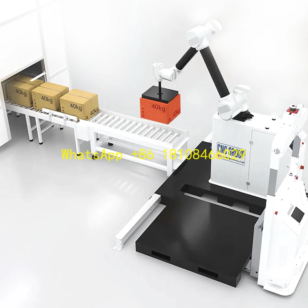 أكياس أوتوماتيكية عالية الدقة، روبوت التثبيت والتراص مع مكون PLC الأساسي