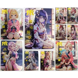 Anime Goddess Story Flower Girl PR Series Collectible Cards Mizuhara Chizuru Kirara Shenhe Raiden Shogun Birthday Gifts Game Toy