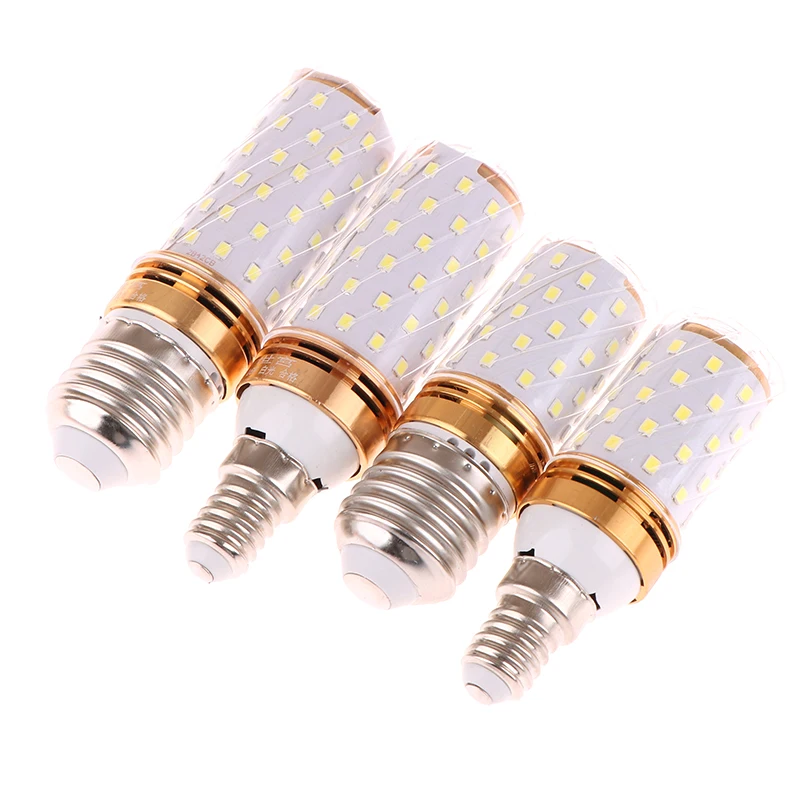 Bombilla LED regulable E27/E14, CA 220V, lámpara de araña, reemplazo de lámparas halógenas, ahorro de energía, blanco frío/cálido