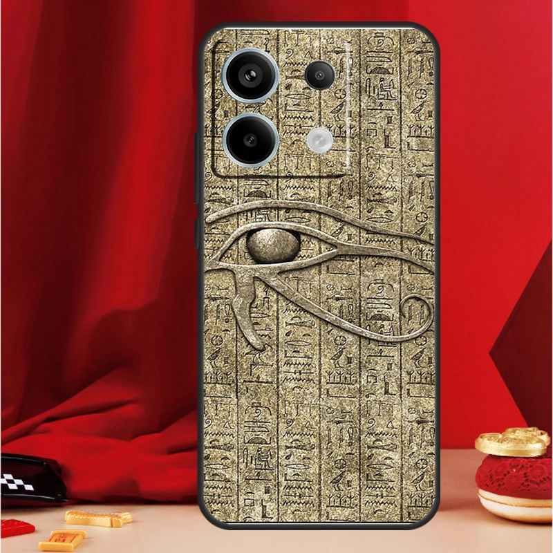 Sacred Eye of Horus Egypt Fresco Funda For Xiaomi Redmi 13C 12 9C 10C 12C Redmi Note 13 9 10 11 12 Pro 9S 10S 11S 12S Case