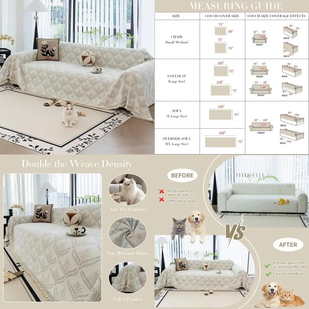 

Моющиеся чехлы на диваны из синели для домашних животных, мягкие чехлы для защиты мебели от собак