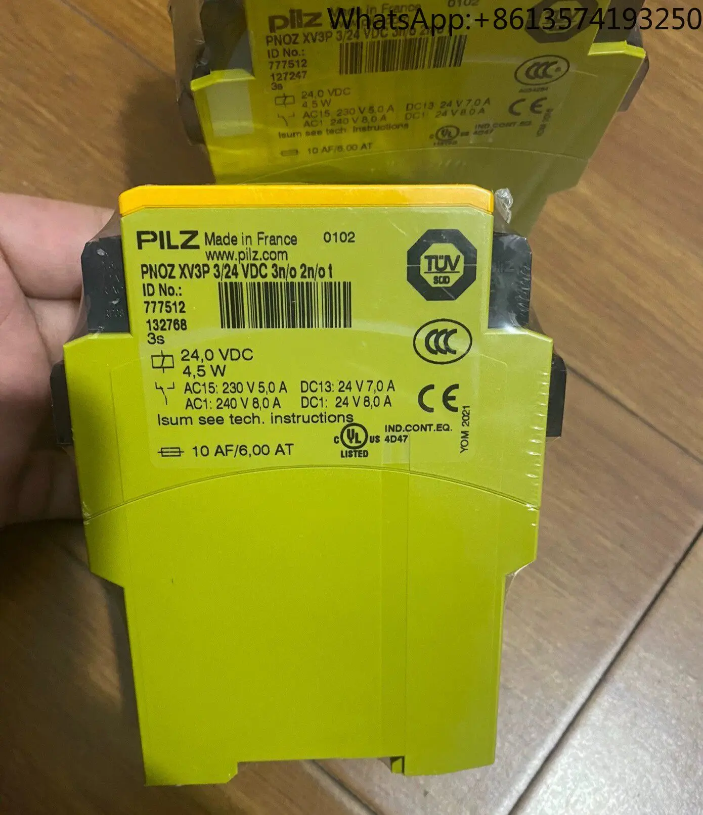 Pearce xv3p 777512 safety relay, brand new original genuine in stock