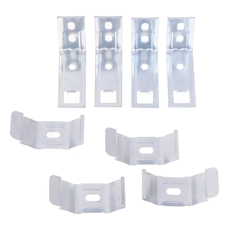 4Sets Blinds Accessories Metal Louver Bracket Mounting Holder Brackets Curtain Fixing For Window Fixation