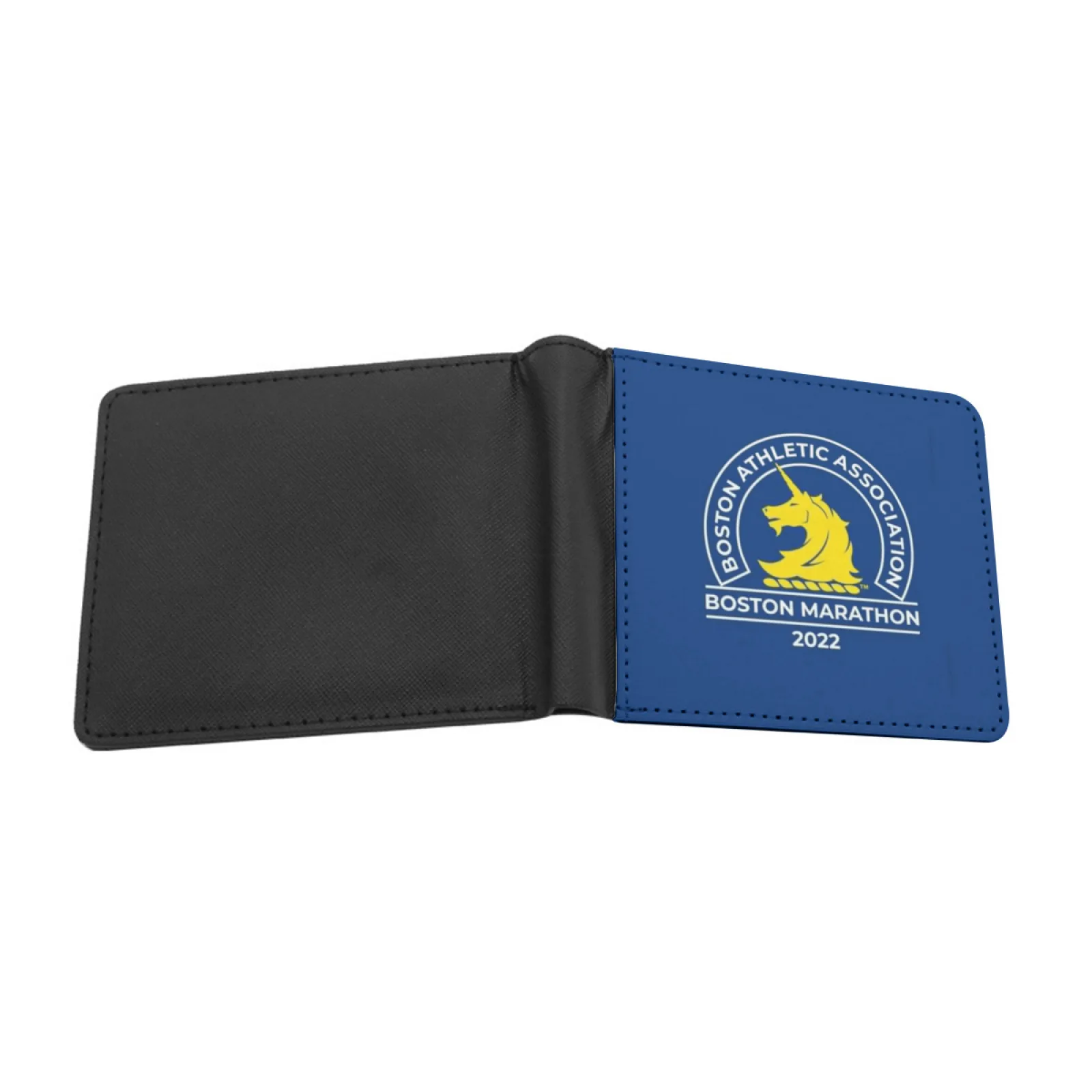 Boston Marathon Men's Wallet Pu Leather Wallet Multifunction Credit Card Purse Running Runner Marathon Boston 2022 Marathon