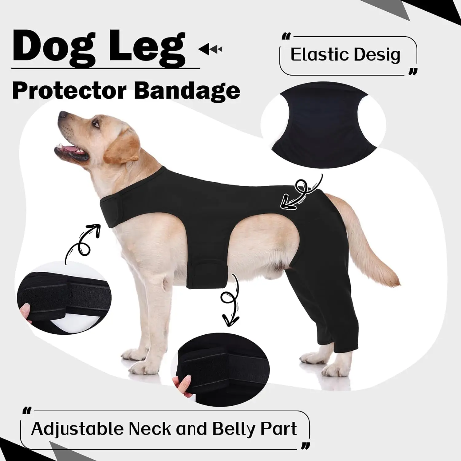 Dog Recovery Suit Dog Clothes Pet Bodysuit Anti Lick Suit Surgery Recovery Clothing Puppy Clothes for Dogs Cats