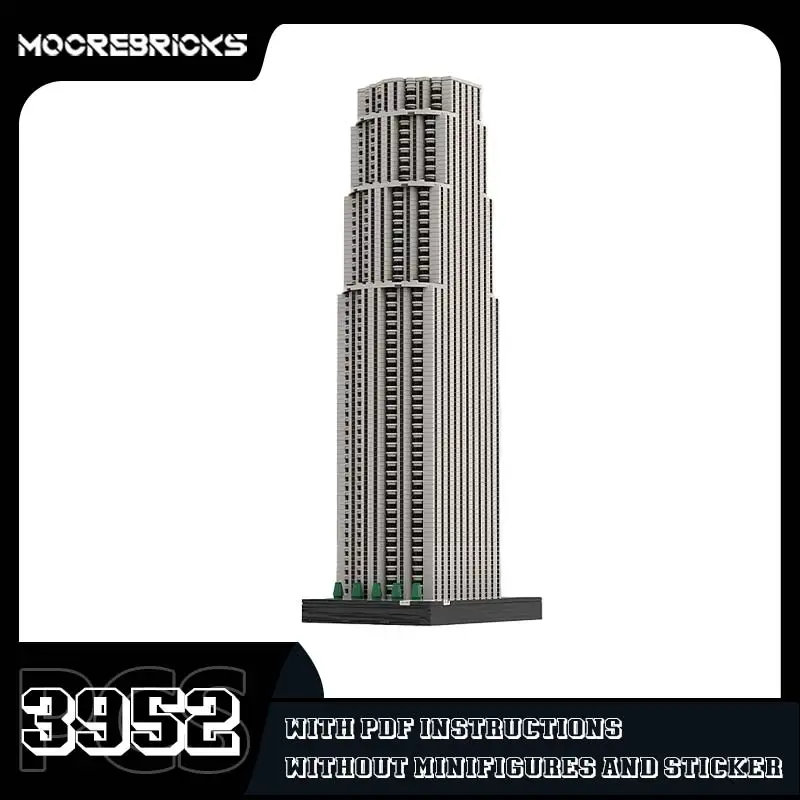 Hot Sale Architecture 777 Tower Model MOC-40524 City Street View Building Blocks Assembly Small Particle Bricks Classic Toy Set