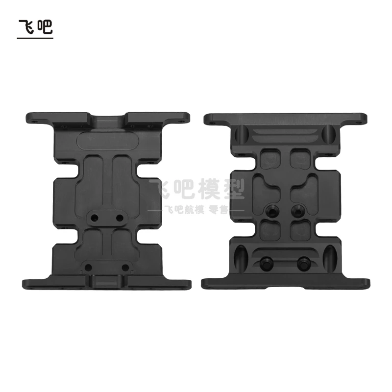 Base de placa inferior de caja de cambios de Metal para coche trepador de control remoto AXIAL SCX10 RC4WD D90 Jeep Chevrolet K10 modificar accesorios DIY 1/10