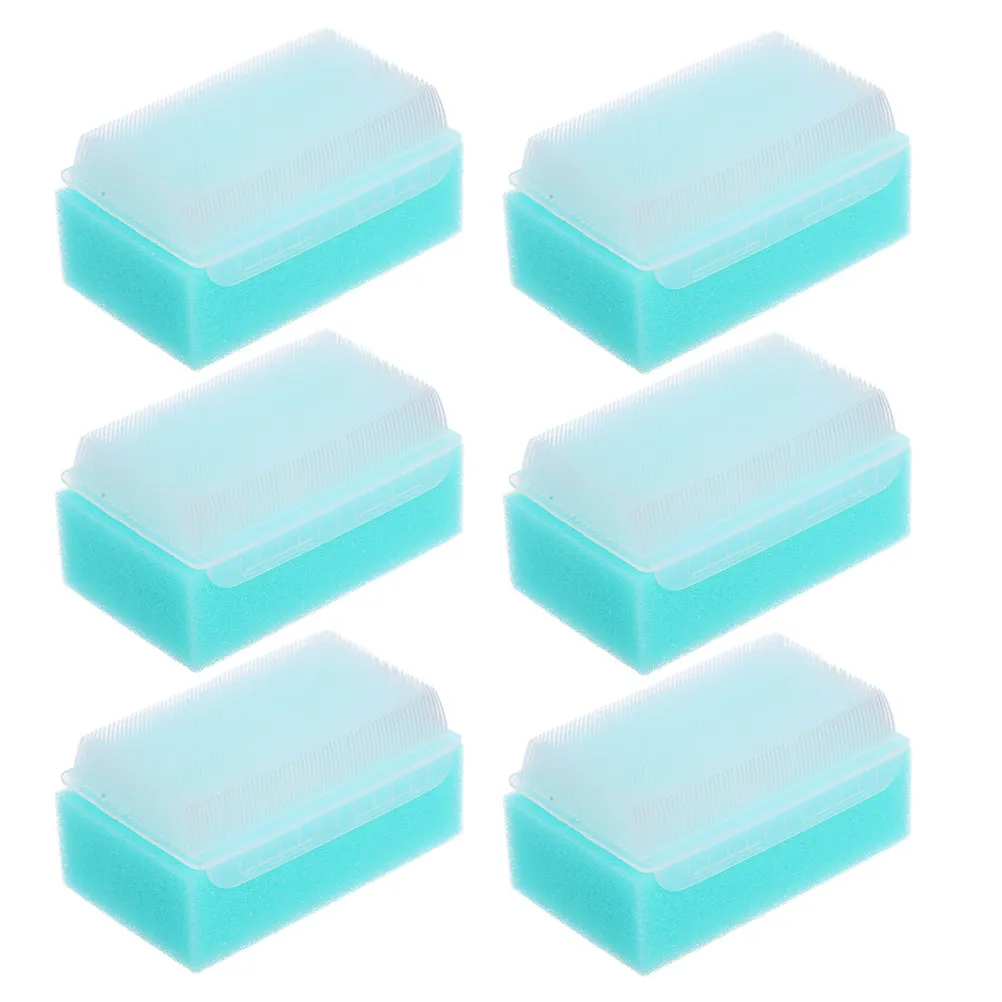 

6Pcs Baby Brush Soft Bristles Sensory Bath Scrubber Infant Head Scalp Massage Toddler Therapy Sensory Tool Portable for Home