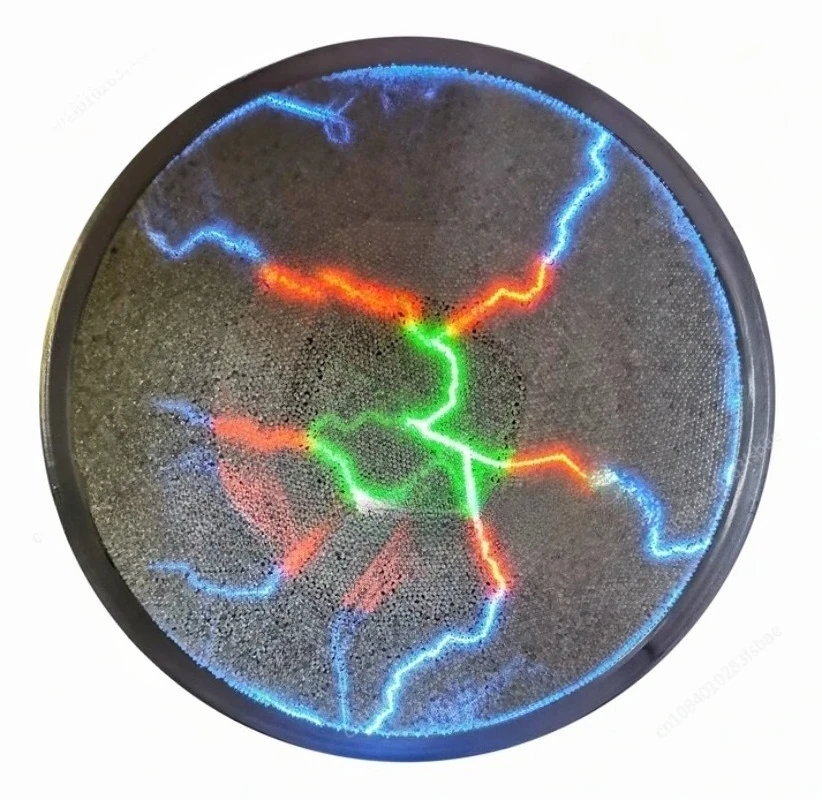 Sound-Activated 12-Inch Plasma Ball | Touch-Sensitive Plasma Plate for Party Lighting