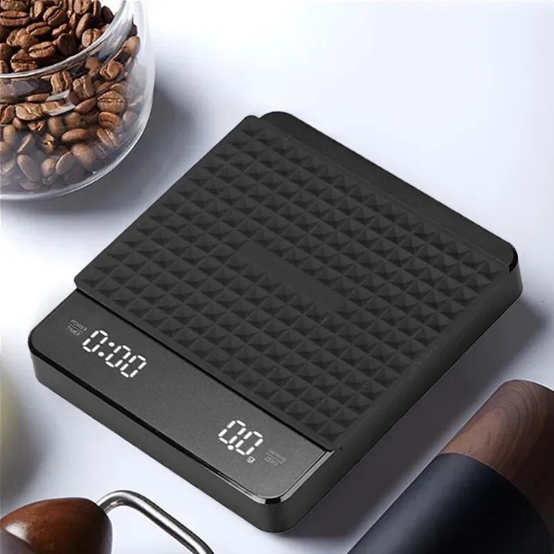 

Italian hand-brewed coffee electronic scale, precise household kitchen scale, small coffee bean weighing device, automatic