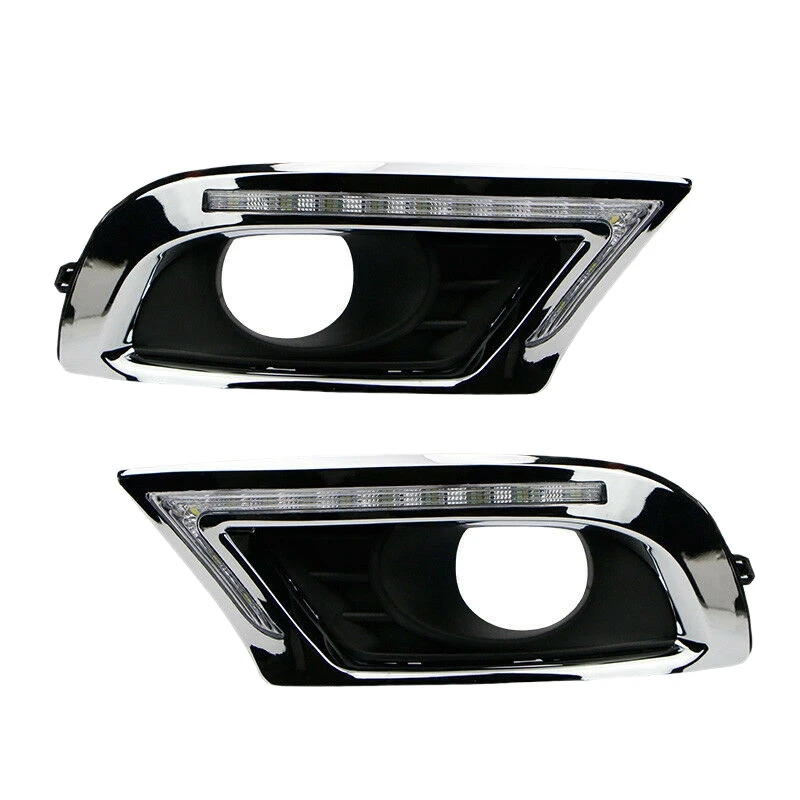 

2Pcs Car DRL LED Daytime Running Light Turn Signal Fog Lamp for Toyota Camry 2009-2011