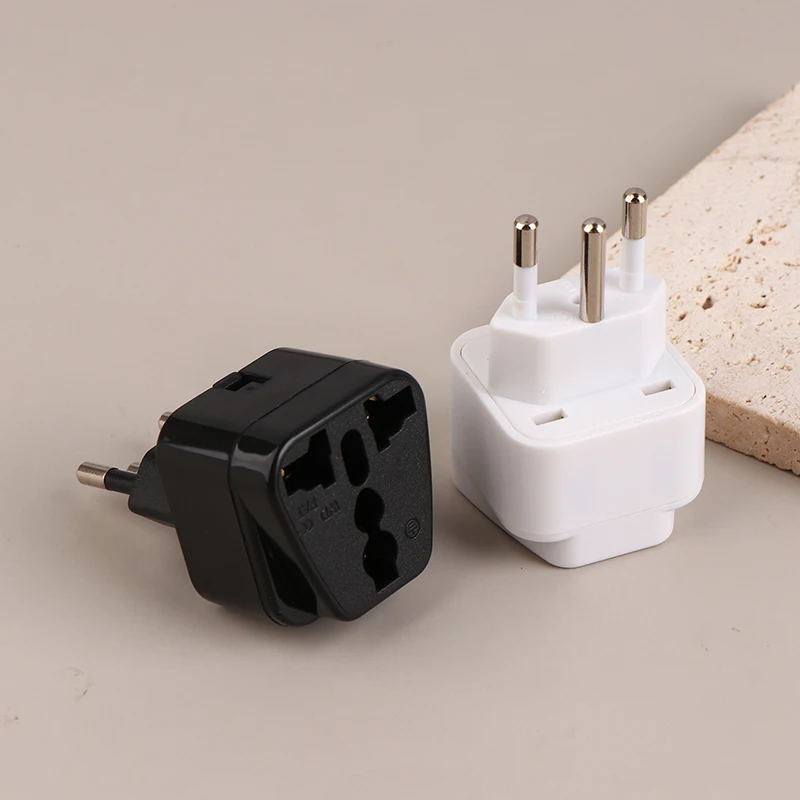 1Pc Universal Copper WD-11A-1 10A 250V EURO UK AU USA EU To Swiss Switzerland 3 Pin AC Power Plug Converter Travel Adapter