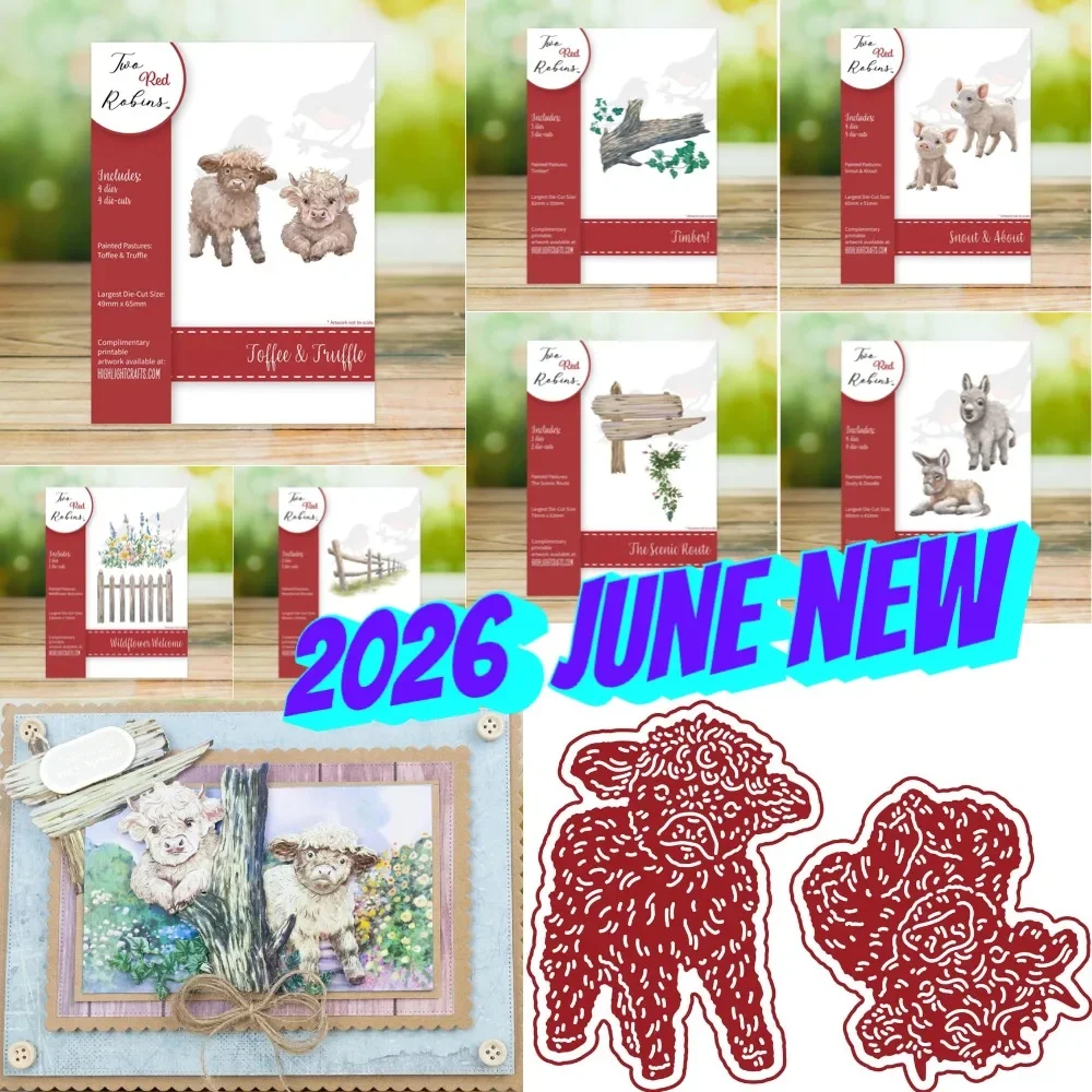 The Scenic Route 2026 Metal cutting data slimline essentials scrapbooking card stencil cut die for DIY handmade card crafts